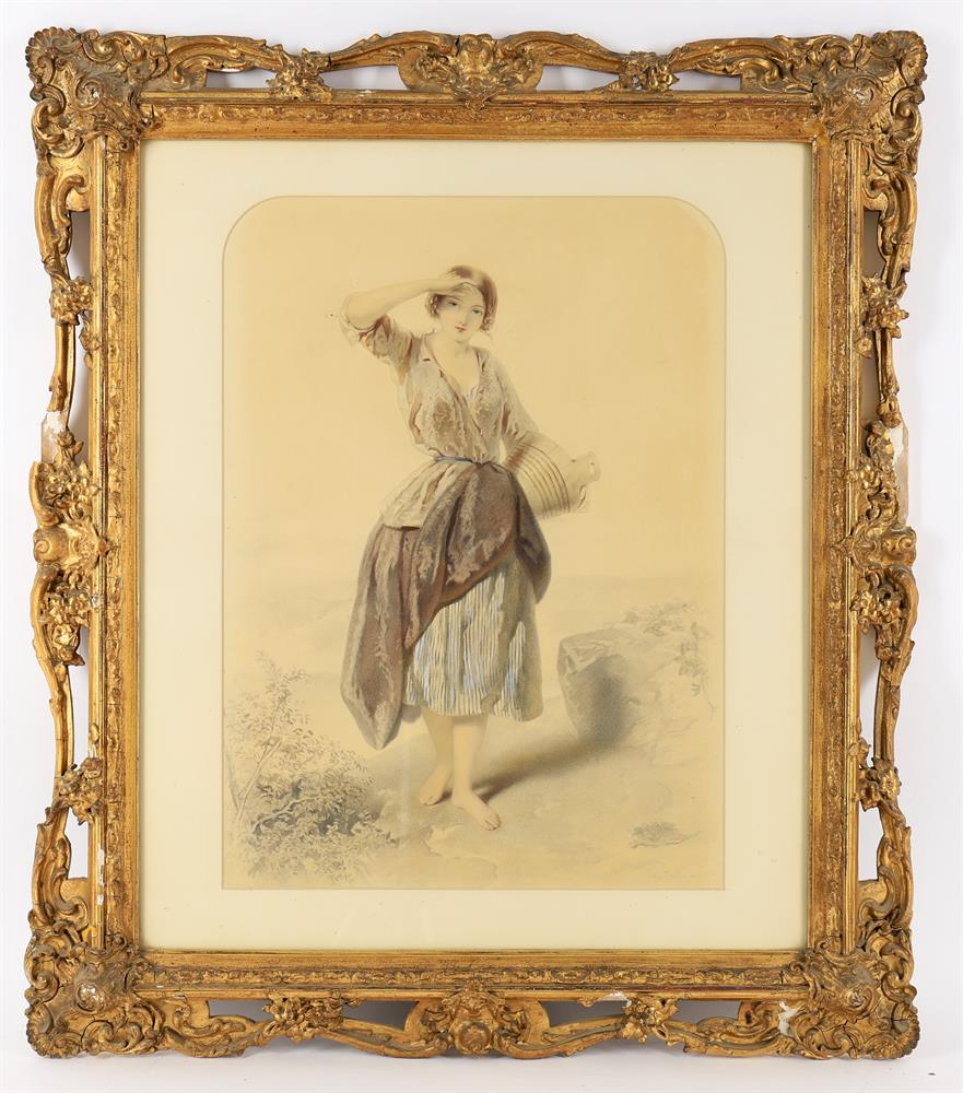 Auguste Bouvier (1827-1881) 'The milkmaid' - Image 3 of 4