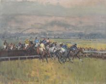 λ Peter Biegel (British 1913-1988), 'Fred Wittington Memorial Race Cheltenham'