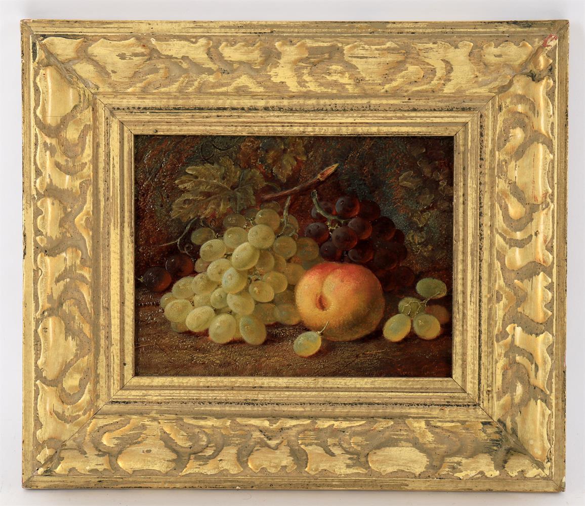 Follower of Vincent Clare, 'Still life of grapes and a peach' - Image 3 of 4