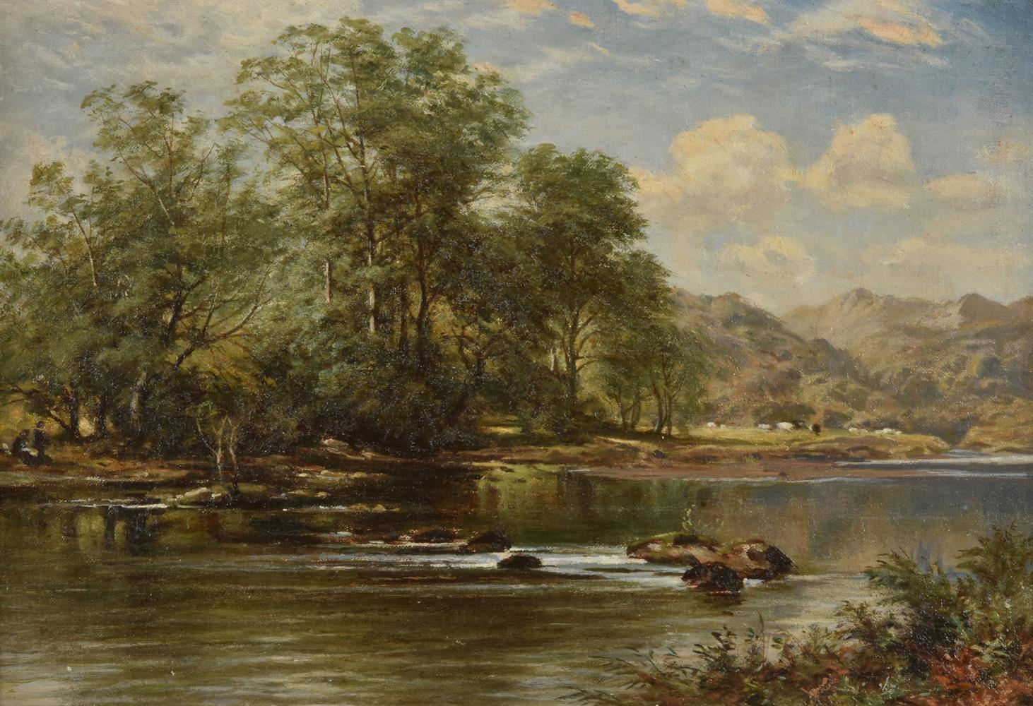 Circle of Benjamin Williams Leader (British 1831-1923), 'The Stream in Summer Time'