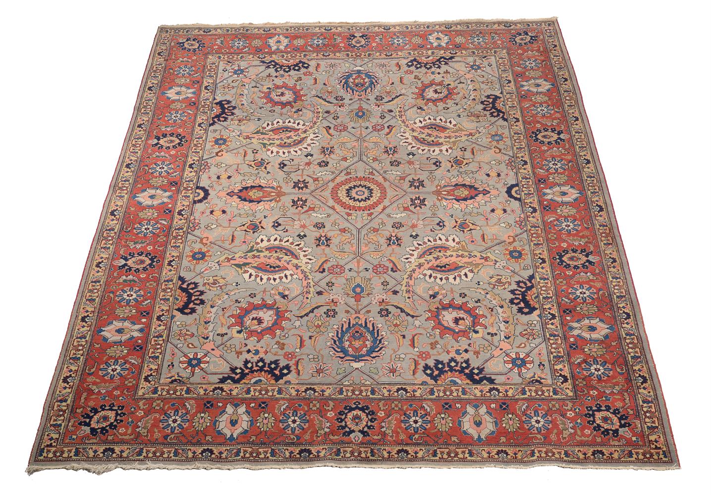 A TABRIZ CARPET, approximately 368 x 290cm