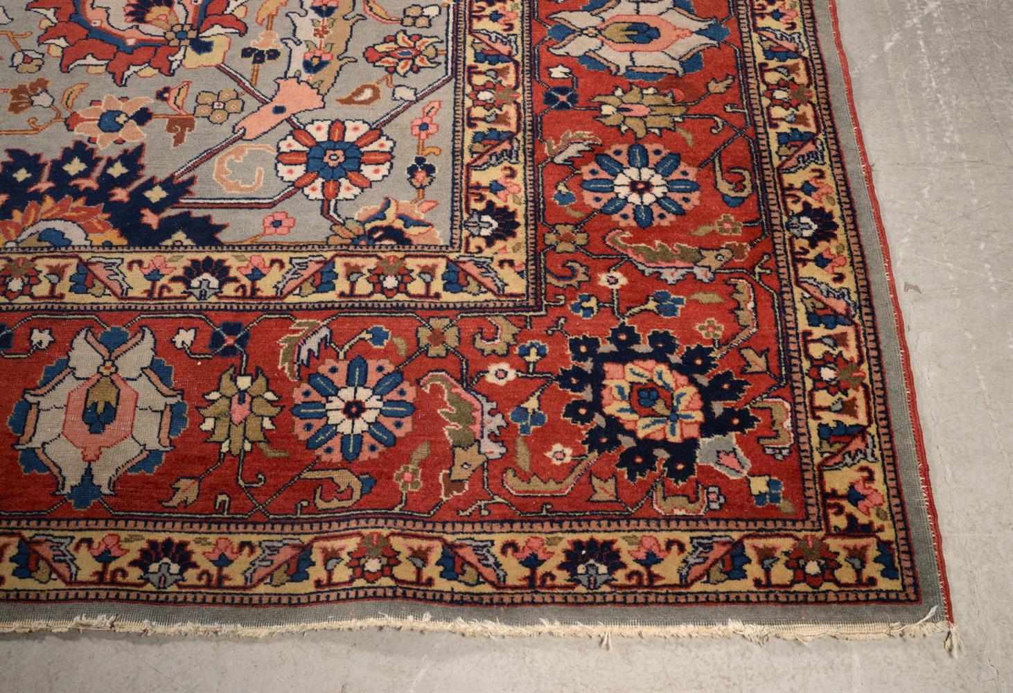 A TABRIZ CARPET, approximately 368 x 290cm - Image 3 of 3