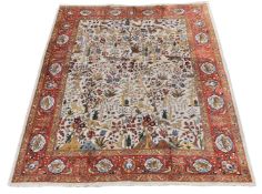 A TABRIZ CARPET, approximately 367 x 287cm