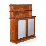 A WILLIAM IV SATINWOOD SIDE CABINET, CIRCA 1835