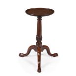 AN EARLY GEORGE III MAHOGANY CANDLE STAND, CIRCA 1760