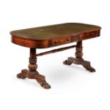 Y A GEORGE IV ROSEWOOD LIBRARY TABLE, CIRCA 1825