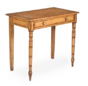 A GEORGE IV CREAM PAINTED SIDE TABLE OR DRESSING TABLE, CIRCA 1825