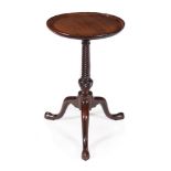 Y AN EARLY GEORGE III MAHOGANY CANDLESTAND, CIRCA 1760