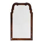 A QUEEN ANNE WALNUT CUSHION FRAMED WALL MIRROR, CIRCA 1710