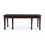 A GEORGE III MAHOGANY HALL OR SERVING TABLE IN THE MANNER OF WILLIAM KENT, CIRCA 1780