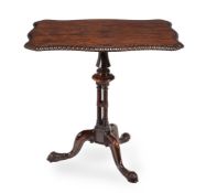 Y A GEORGE IV ROSEWOOD TRIPOD TABLE, CIRCA 1825