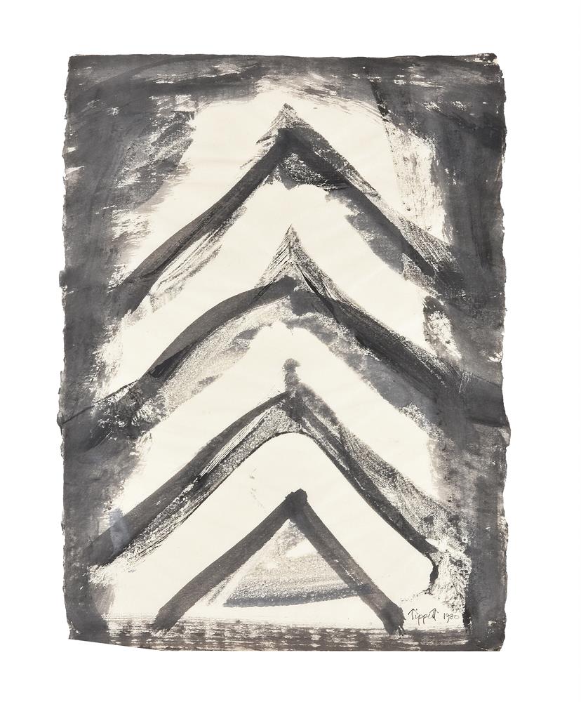 λ Bruce Tippett (British 1933-2017), Untitled (Grey Pyramids)