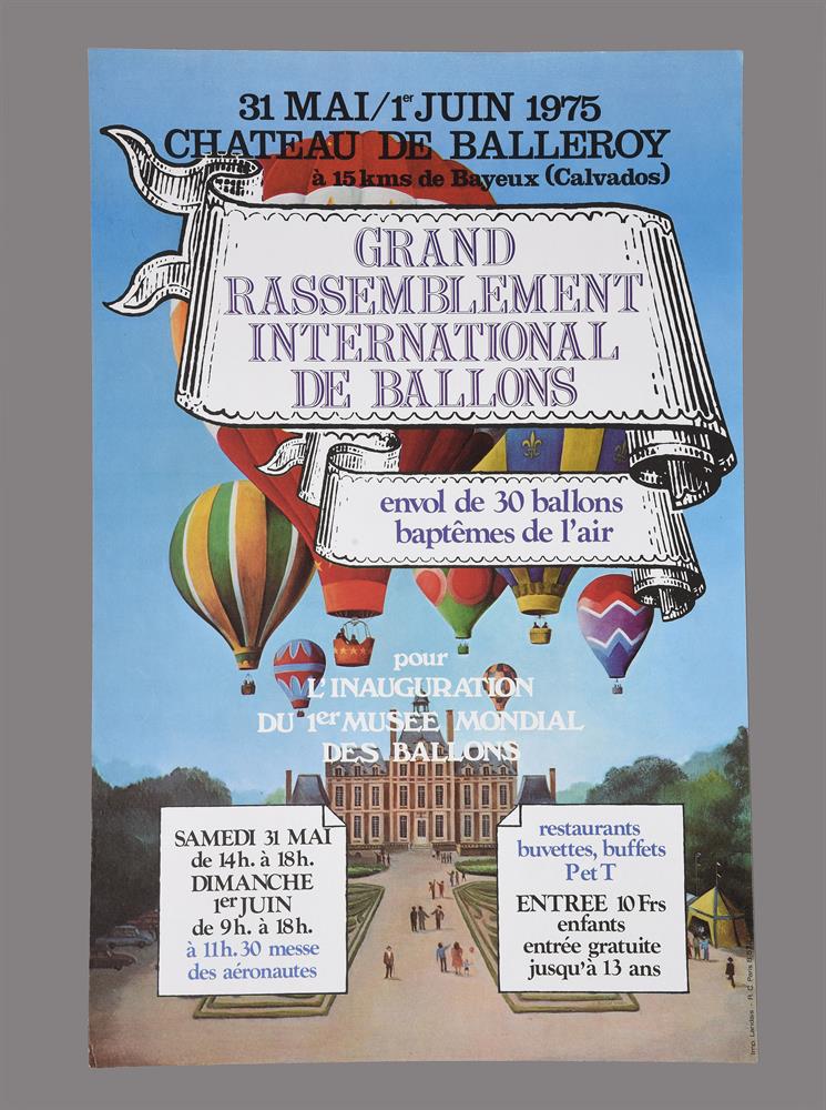 Forbes Chateau de Balleroy Balloon Meets 1975 - 1978 a group of four French posters - Image 5 of 5