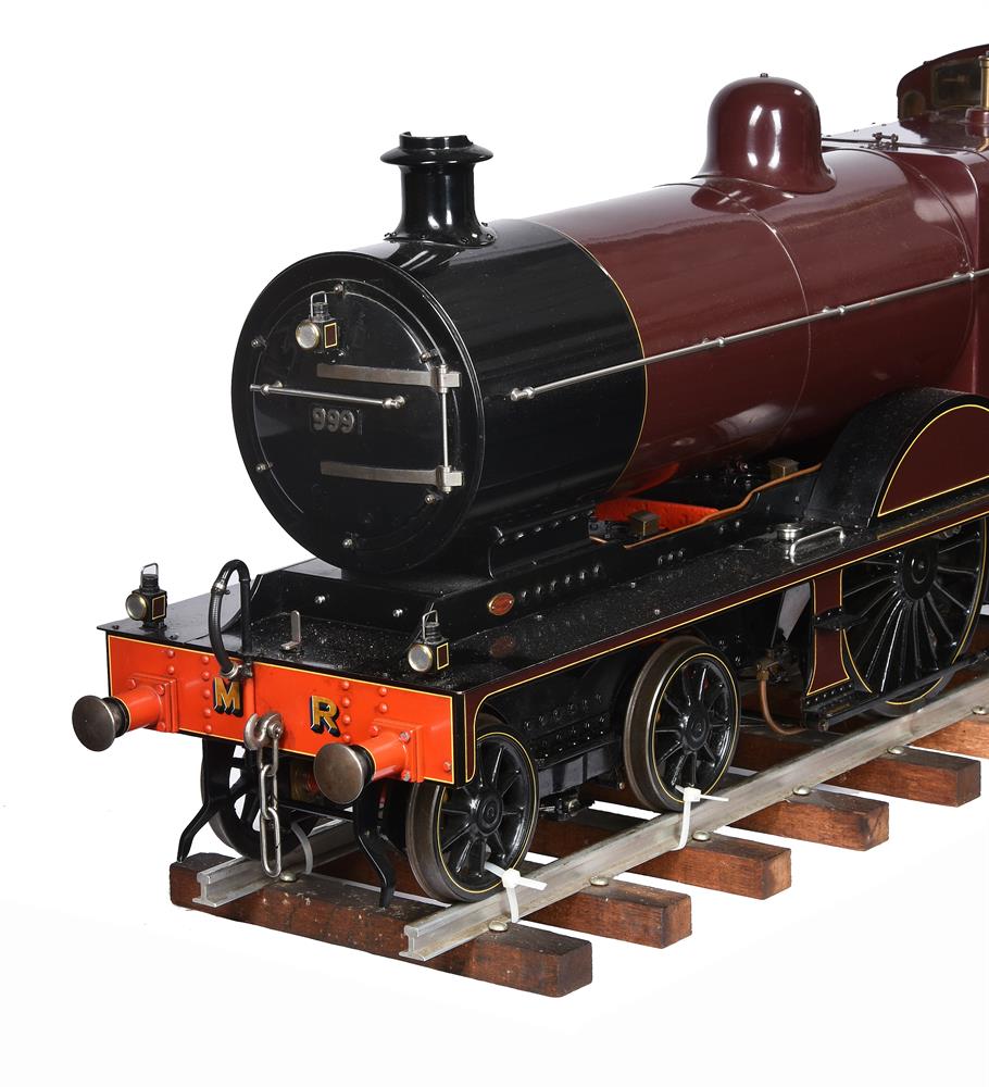 A fine exhibition quality and award winning 5 inch gauge model of a Midland 4-4-0 tender locomotive - Image 3 of 4