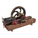 A well engineered model of a 'R & B' petrol horizontal stationary engine