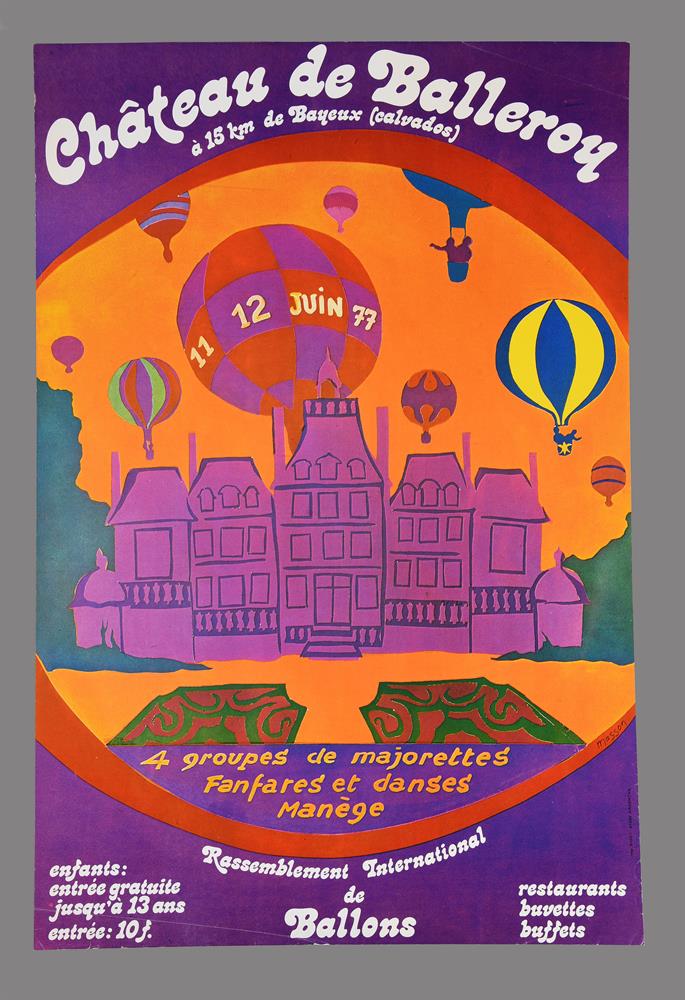 Forbes Chateau de Balleroy Balloon Meets 1975 - 1978 a group of four French posters - Image 2 of 5