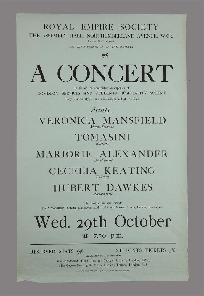 Posters of London classical music concerts including the Royal Albert Hall - Image 3 of 4