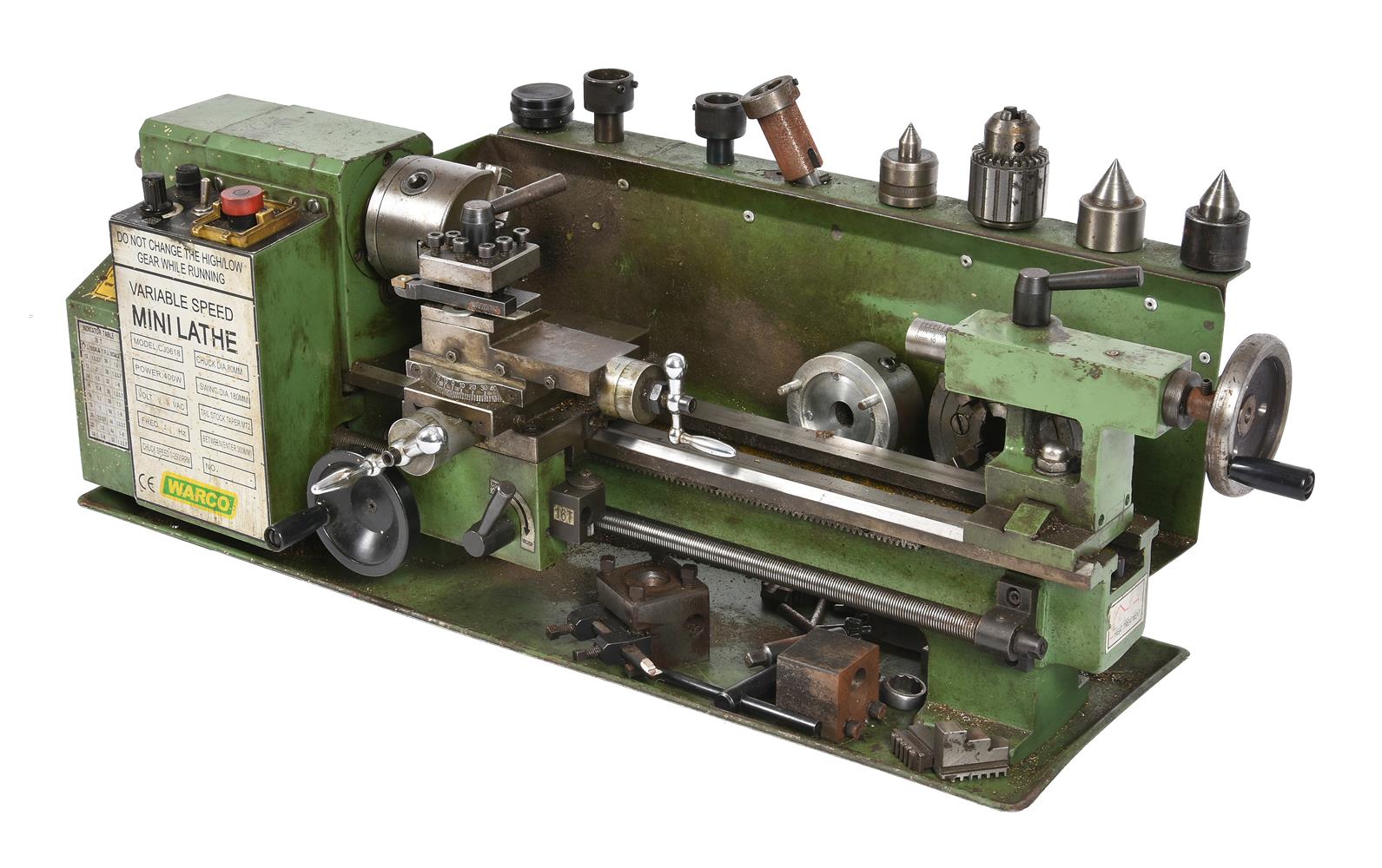 A Warco mini model engineers lathe - Image 2 of 3