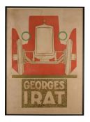 Georges Irat, Lithograph, an advertising poster, ca. 1920