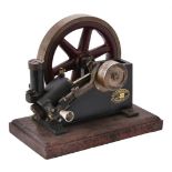 A model of an A E & H Robinson & Co of Manchester 'X' type Hot tube stationary engine