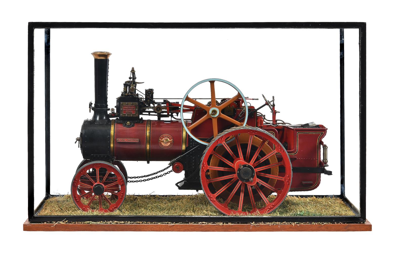 A well-engineered 1 ½ inch scale model of a 'Royal Chester' Allchin agricultural traction engine