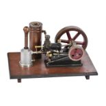 A well engineered model of Alyn Foundry Gardner model 0 horizontal stationary engine