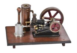 A well engineered model of Alyn Foundry Gardner model 0 horizontal stationary engine