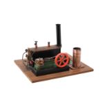 A model of a Stuart Turner S50 horizontal mill engine