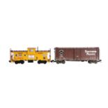 An 'American Trains' G Gauge Union Pacific Extended Vision Caboose