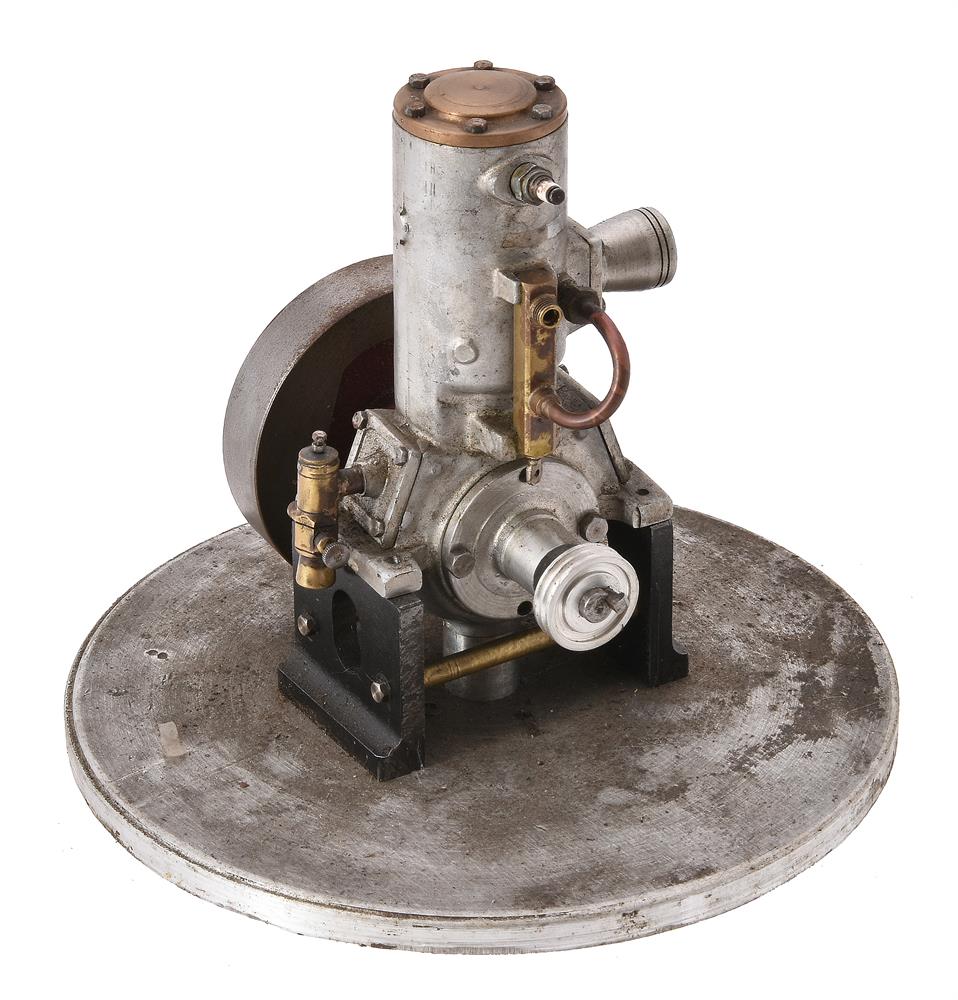 A small well engineered model of a 'Hubbard' vertical single cylinder engine