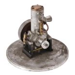 A small well engineered model of a 'Hubbard' vertical single cylinder engine