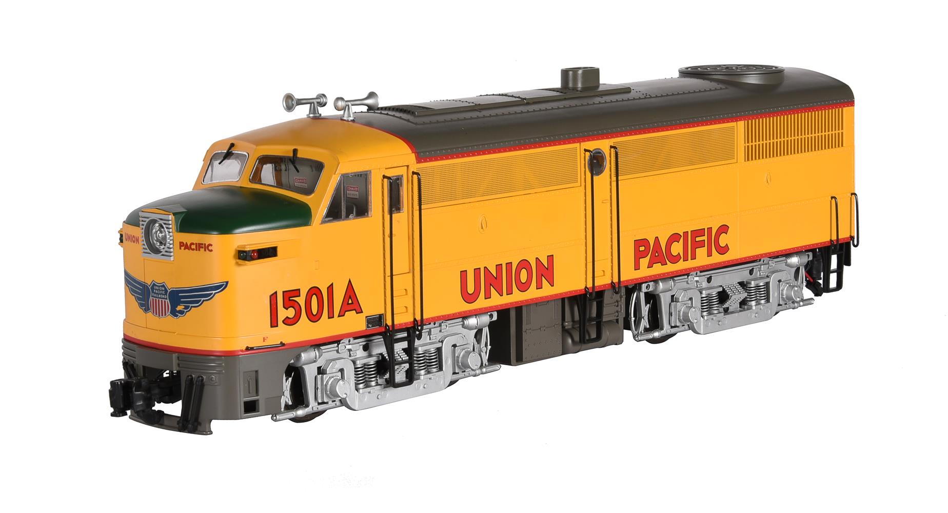 An Aristocraft G Gauge 1/29th scale model of an American Union Pacific Santa Fe diesel locomotive - Image 2 of 4