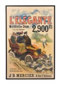 L'Elegante Moteurs de Dion 6.9.12 ChevauxPrinted by Charraire a Sceaux