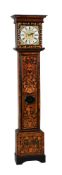 A WILLIAM III WALNUT AND FLORAL MARQUETRY EIGHT-DAY LONGCASE CLOCK