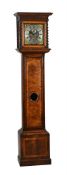 A QUEEN ANNE INLAID WALNUT EIGHT-DAY LONGCASE CLOCK