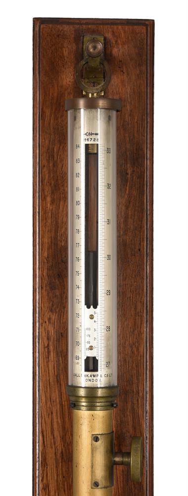 A BRASS FORTIN-TYPE LABORATORY MERCURY STICK BAROMETER - Image 2 of 2