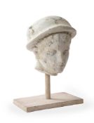 AFTER THE ANTIQUE, A PLASTER HEAD OF HERMES, 20TH CENTURY