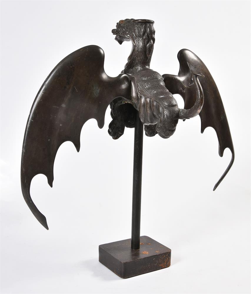 AN ITALIAN BRONZE CHIMERA ON A STAND, 19TH CENTURY - Image 3 of 3