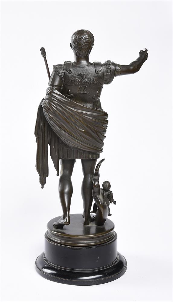 AFTER THE ANTIQUE, AN ITALIAN BRONZE FIGURE OF AUGUSTUS OF PRIMA PORTA, LATE 19TH CENTURY - Image 3 of 3