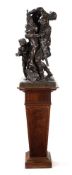 AFTER PIERRE LEPAUTRE (1660-1744), A LARGE BRONZE GROUP OF 'ANCHISES, AENEAS AND ASCANIUS'