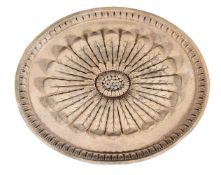 A GEORGE III COADE STONE ROSETTE, CIRCA 1800