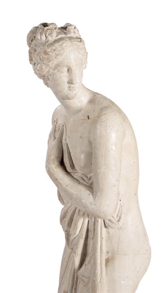 AN ITALIAN STONEMASON'S PLASTER MAQUETTE FIGURE OF APHRODITE, 19TH CENTURY - Image 2 of 5