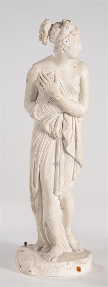 AN ITALIAN STONEMASON'S PLASTER MAQUETTE FIGURE OF APHRODITE, 19TH CENTURY - Image 3 of 5