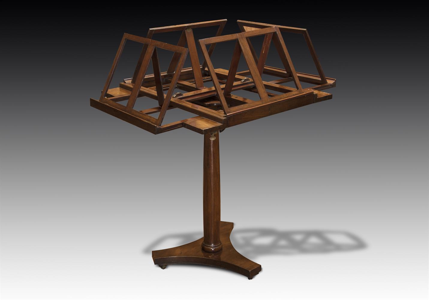 A MAHOGANY QUARTET STAND, EARLY 19TH CENTURY