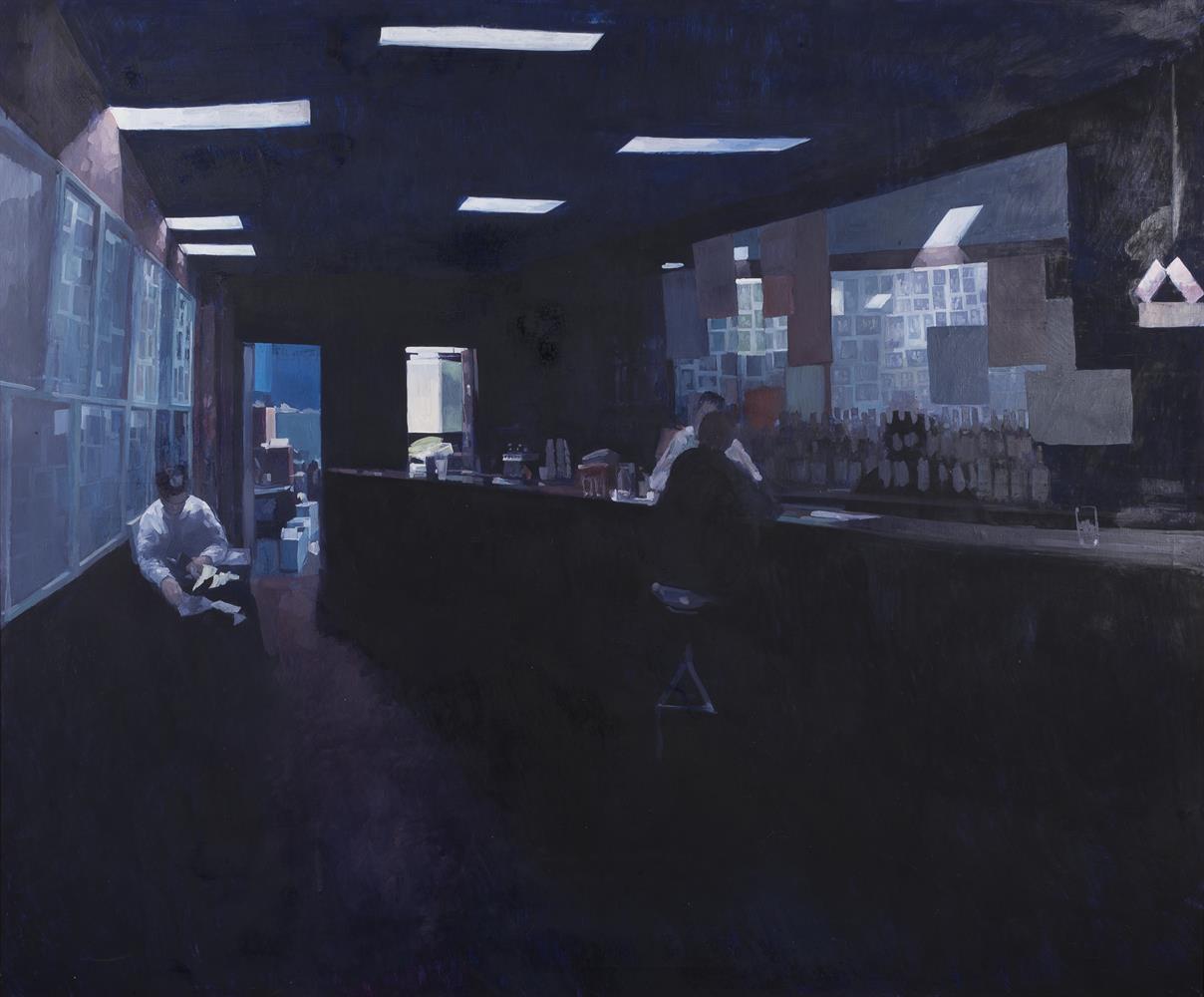 λ Hector McDonnell (Irish b. 1947), Bowling-Alley Bar