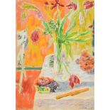 λ Jean Jules Louis Cavaillès (French 1901-1977), Nature morte aux tulipes