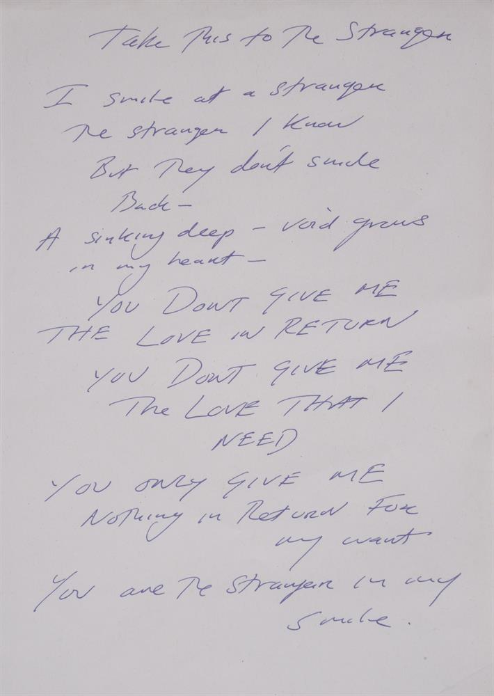 λ Tracey Emin (British b. 1963), 'Take This to the Stranger'