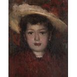 Circle of Philip Wilson Steer (British 1860-1942), Head of a young girl