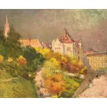 Gyula Háry (Hungarian 1864-1946), View of Budapest