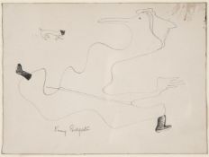 λ Emmy Bridgwater (British 1906-1999), Surrealist Figure and Cat
